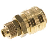 Ausgewähltes Bild der Sammlung - DN 7.2 Euro Air Coupling Sockets With Union Nut