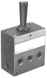 Ausgewähltes Bild der Sammlung - Festo 5/3-Way Hand Lever Operated Pneumatic Valves G1/4 F & H & TH