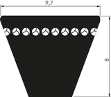 Ausgewähltes Bild der Sammlung - XPZ 9,7x8 Mm Gezahnte Metrische Keilriemen DIN 7753