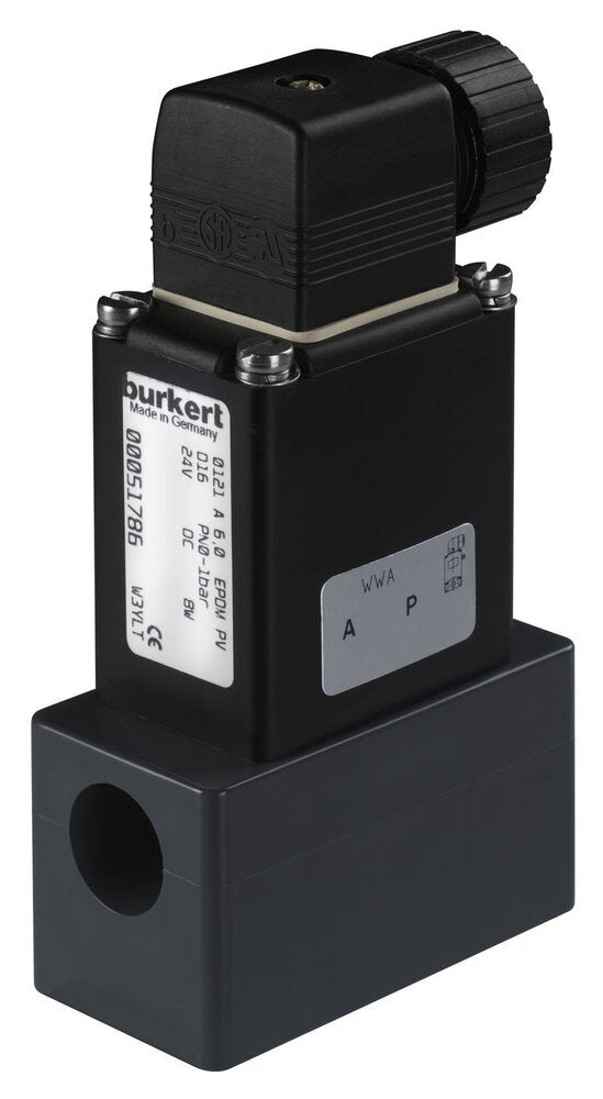 Solenoid Valve G3/8'' NC Plastic FKM -2bar/0-29psi 24VDC 0121 153909