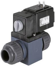 Magnetventil 25mm Verklebte Hülsen NC Kunststoff FKM 0-0.5bar/7psi 230VAC 0131 51351