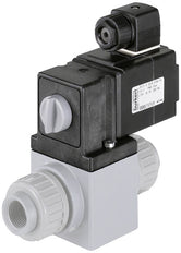Solenoid Valve 20mm Welded Sleeves NC Plastic EPDM 0-1bar/15psi 24VAC/DC Vacuum 0131 123217