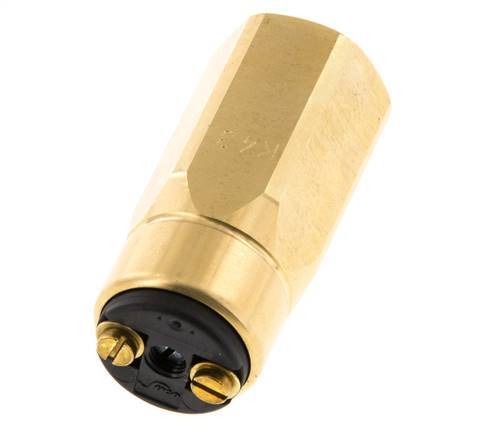 -0,95 bis -0,2bar NC Vakuumschalter aus Messing G1/8'' 42VAC/DC Schraubklemme