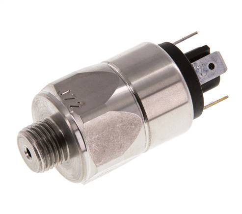 10 to 50bar SPDT Stainless Steel Pressure Switch G1/4'' 250VAC Flat Connector EPDM