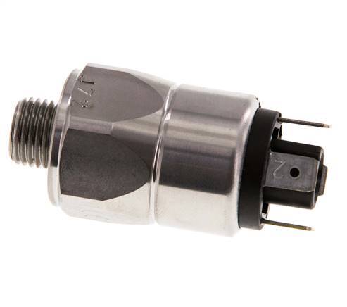 10 bis 50bar SPDT-Edelstahl-Druckschalter G1/4'' 250VAC Flachstecker EPDM