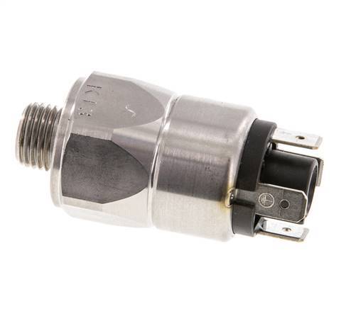 10 bis 50bar SPDT-Edelstahl-Druckschalter G1/4'' 250VAC Flachstecker
