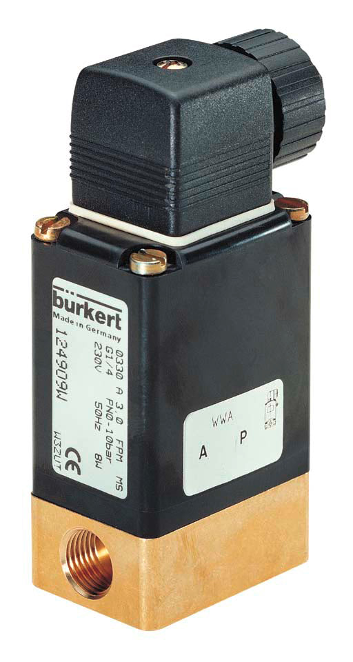 2/2 G1/4'' Brass 24VUC ATEX Solenoid Valve 0330 306165