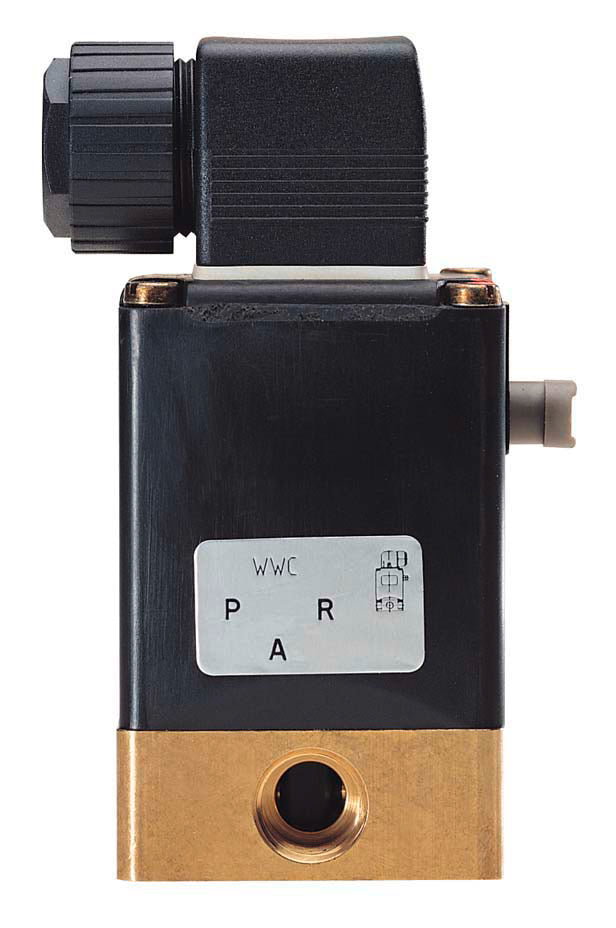 Solenoid Valve 3/2 Universal G1/8'' Brass NBR -1-8bar/-15-116psi 24VDC 0330 172039