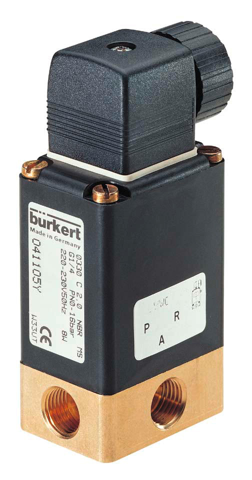 3/2 G1/4'' Messing 24VDC Magnetventil Burkert 0330 52050
