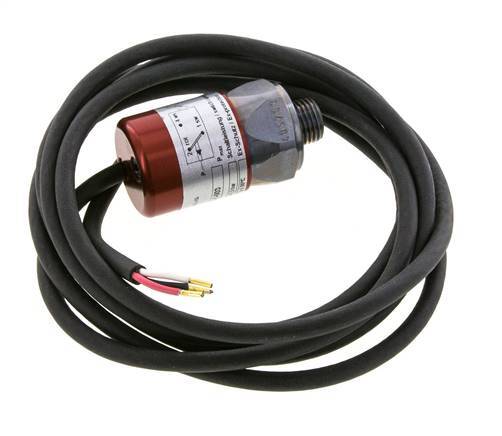 50 bis 150bar SPDT Stahldruckschalter G1/4'' 250VAC 3-adriges Kabel 2m