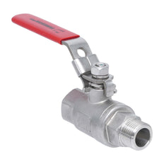 R/Rp 2'' 2-Teiliger 2-Wege Edelstahl Kugelhahn 69 bar RTFE - TamesonPRO 1112-200