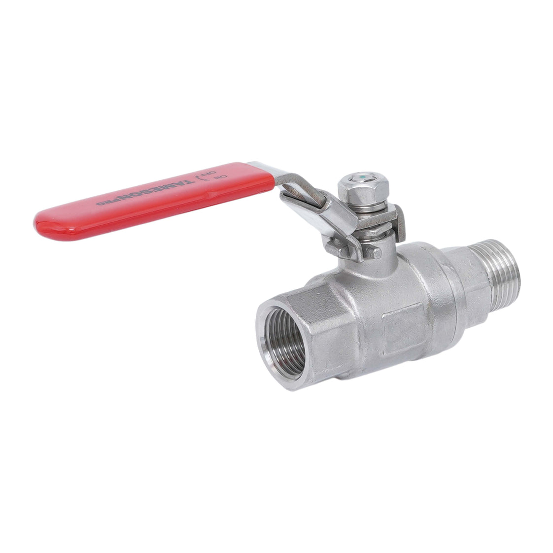 R/Rp 2'' 2-Teiliger 2-Wege Edelstahl Kugelhahn 69 bar RTFE - TamesonPRO 1112-200