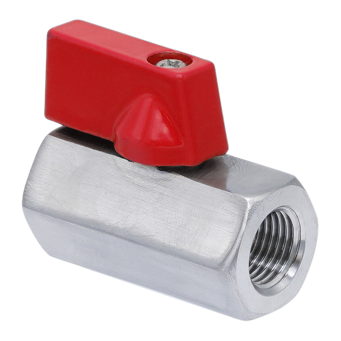 G 3/8'' F/F 2-Wege Edelstahl Mini Kugelhahn 69 Bar PTFE - TamesonPRO 1113-038-F