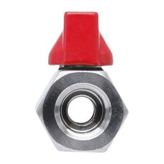 G 3/8'' F/F 2-Wege Edelstahl Mini Kugelhahn 69 Bar PTFE - TamesonPRO 1113-038-F