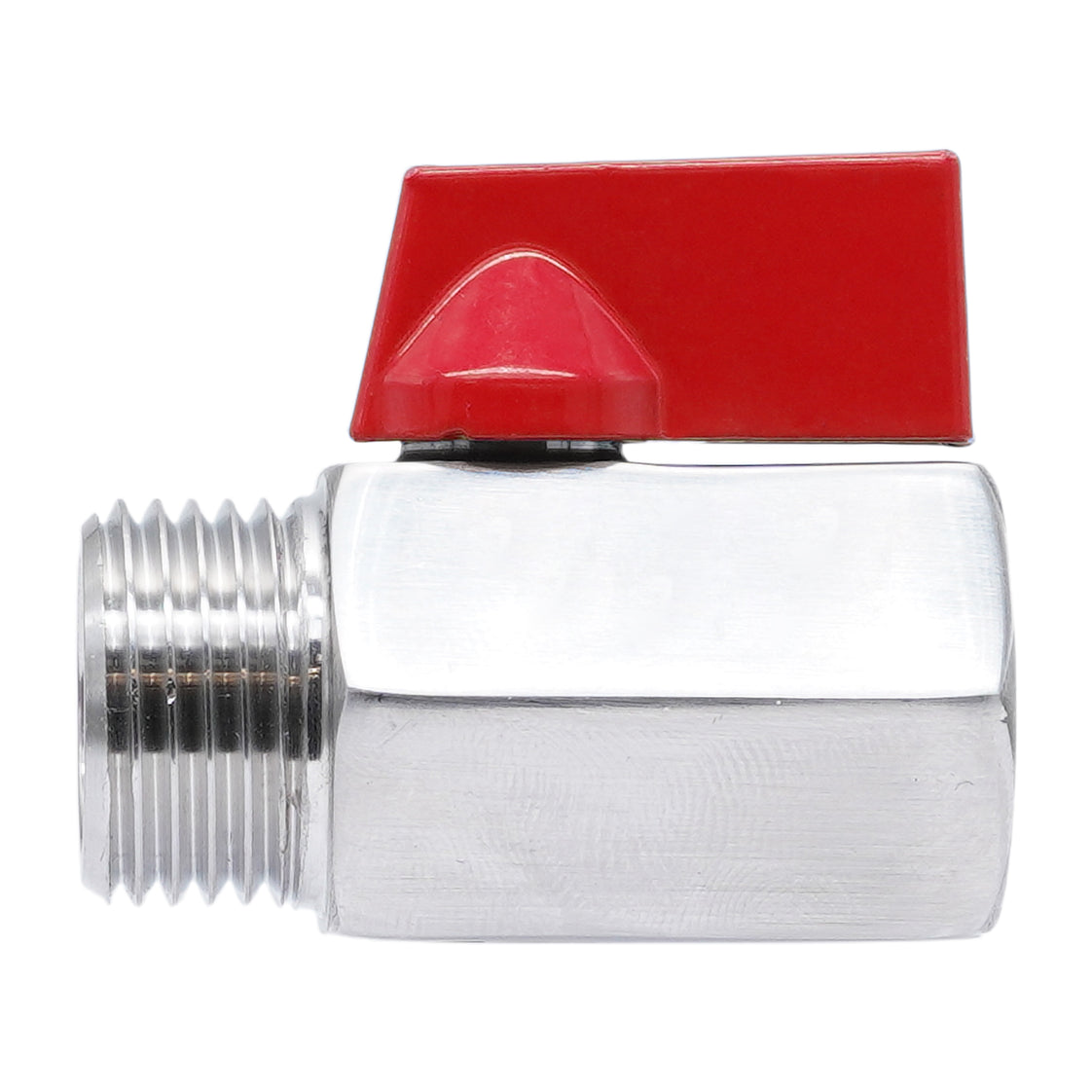 G 1/4'' M/F 2-Wege Edelstahl Mini Kugelhahn 69 Bar PTFE - TamesonPRO 1113-014-MF