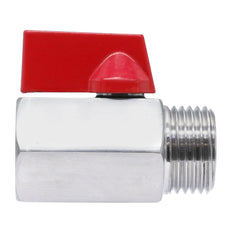 G 1/4'' M/F 2-Wege Edelstahl Mini Kugelhahn 69 Bar PTFE - TamesonPRO 1113-014-MF