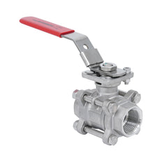Rp 2'' 3-Teiliger 2-Wege Edelstahl Kugelhahn 69 bar RTFE ISO-Top F05/F07 - TamesonPRO 1121-200