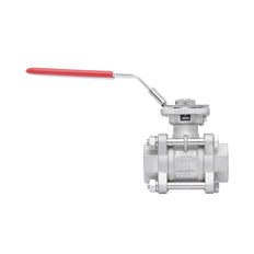 Rp 2'' 3-Teiliger 2-Wege Edelstahl Kugelhahn 69 bar RTFE ISO-Top F05/F07 - TamesonPRO 1121-200