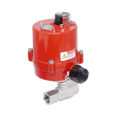 Rp 3/8" Elektrischer Messing-Kugelhahn 2-Wege 24 V AC/DC