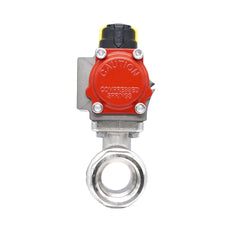 Rp 1" Pneumatischer Messing-Kugelhahn 2-Wege - Doppeltwirkend