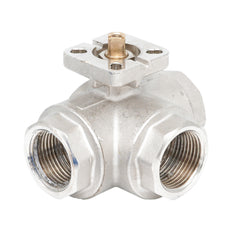 Rp 3/8" Messing-Kugelhahn 3-Wege mit L-Bohrung ISO-Top F03 PN40 - TamesonPRO 1142-038-L