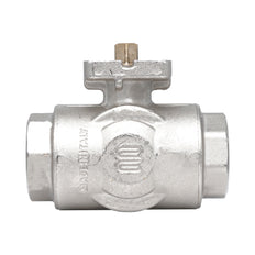 Rp 3/8" Messing-Kugelhahn 3-Wege mit L-Bohrung ISO-Top F03 PN40 - TamesonPRO 1142-038-L