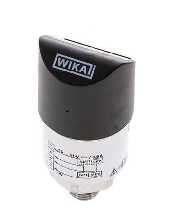 0 bis 4bar Edelstahl Wika Elektronischer Druckschalter G1/4'' 1VDC IO-Link 4-pin M12 Stecker