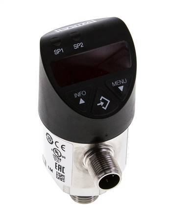 0 bis 10bar Edelstahl Wika Elektronischer Druckschalter G1/4'' 1VDC IO-Link 4-pin M12 Stecker