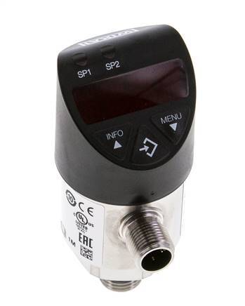 -1 bis 0bar Edelstahl Wika Elektronischer Vakuumschalter G1/4'' 1VDC IO-Link 4-pin M12 Stecker