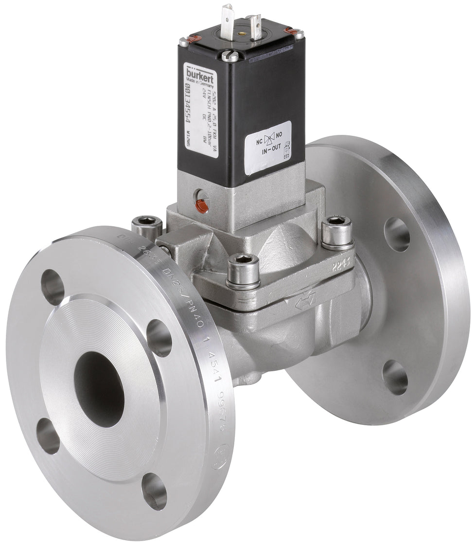 Flange DN50 Cast iron (GG25) 24VDC Solenoid Valve 5282 134550