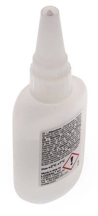 Loxeal Instant Adhesive 50ml Transparent 1-2s Curing Time Metal, Plastic And Neoprene/Nbr Surfaces