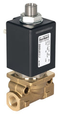 Solenoid Valve 3/2-Way G3/8'' NC Brass PEEK 0-70bar/1015psi 24VDC Vacuum 0355 155049