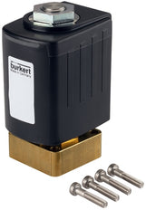 Solenoid Valve 40x40 mm SFB flange NC Brass FKM 0-8bar/116psi 24VDC Oxygen Fat/Oil Free 6027 20017785