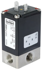 Magnetventil 3/2-Wege G1/4'' Mischen Edelstahl FKM -1-5bar/-15-73psi 24VDC Vakuum 0330 20030876