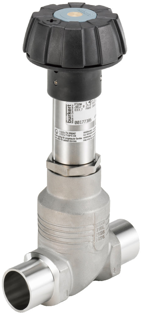 Welded End DN 50 Manual 2-Way Globe Valve Stainless Steel - 2012 - 212853