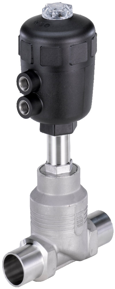 Welded End DN 32 NC Pneumatic 2-Way Globe Valve Stainless Steel - 2012 - 146317