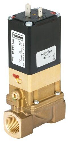 Solenoid Valve NPT 2'' NC Brass NBR 0.2-10bar/3-145psi 110VDC Anti-Waterhammer 5282 205105