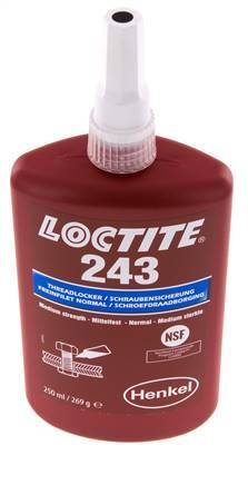 Loctite 243 Blau 250 ml Gewindedichtung