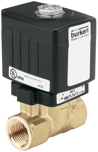 Solenoid Valve G3/8'' NC Brass EPDM 0-10bar/145psi 120VAC Anti-Waterhammer 6213 253789