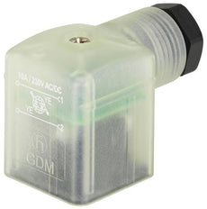 Connector 100-120V AC/DC (DIN - A) with Rectifier LED and Varistor - Burkert 2518 315338