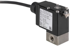 Magnetventil G1/4'' NC Edelstahl FKM -1-8bar/-15-116psi 24VDC Sauerstoff fett-/ölfrei 2873 378267