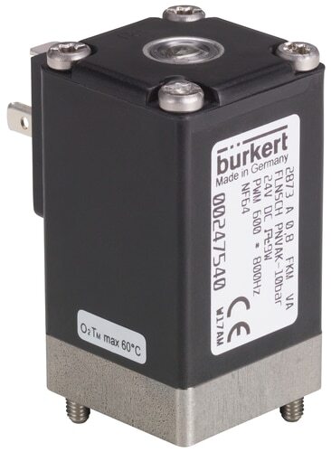Solenoid Valve 32x32 mm SFB flange NC Stainless steel FKM -1-8bar/-15-116psi 24VDC Oxygen Fat/Oil Free 2873 277074