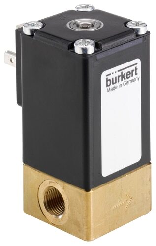 Solenoid Valve G1/8'' NC Brass FKM -1-6bar/-15-87psi 24VAC/DC ATEX 2873 330865