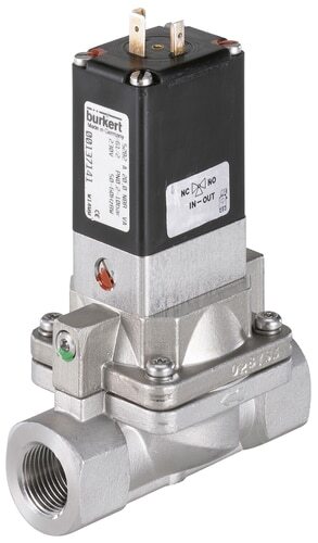 Magnetventil 50 Mm Flansch Nc Messing NBR 0.2-16Bar/3-232Psi 24VDC Wasserschlagschutz 5282 355274