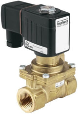 Solenoid Valve NPT 1 1/2'' NO Brass FKM 0.2-16bar/3-232psi 240VAC Anti-Waterhammer 6281 306663