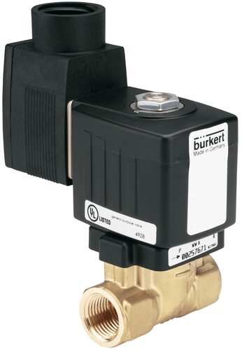 Solenoid Valve NPT 3/8'' NC Brass EPDM 0-10bar/145psi 240VAC Anti-Waterhammer 6213 273592