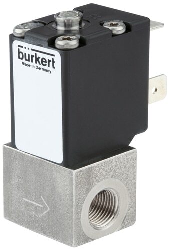 Solenoid Valve NPT 1/8'' NC Stainless steel FKM -1-8bar/-15-116psi 24VDC 2871 274931