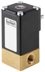 Solenoid Valve G1/8'' NC Brass FKM -1-8bar/-15-116psi 24VDC Oxygen Fat/Oil Free 2873 252639