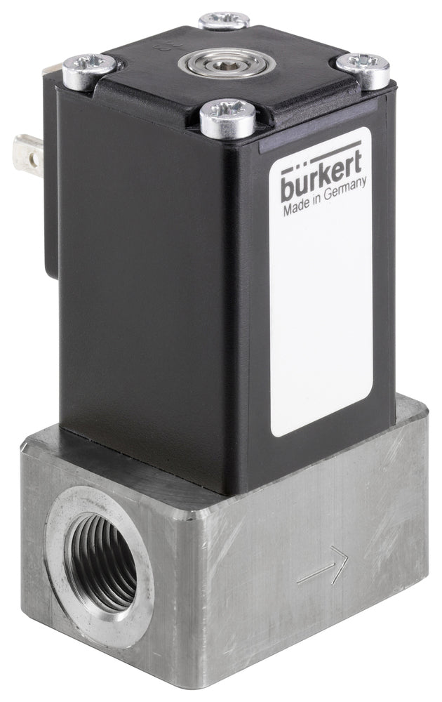 Solenoid Valve G1/4'' NC Stainless Steel PTFE -1-8bar/-15-116psi 24VDC 2873 255664