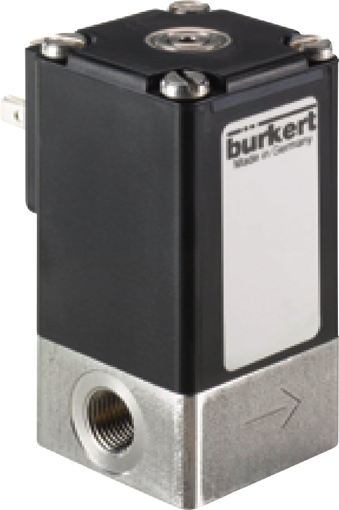 Solenoid Valve G1/8'' NC Stainless Steel FKM -1-14bar/-15-203psi 24VDC 2873 262115